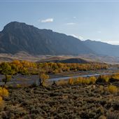 End of South Fork Road on Washakie Wilderness Boundary