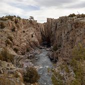Fremont Canyon Bridge and Canyon Area