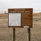 Fishing Access east of the Glenrock Powerplant